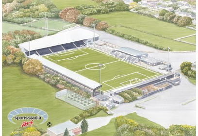 Bromley FC Hayes Lane Stadium Wall Art Print
